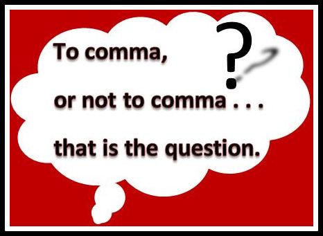 To comma or not to comma?