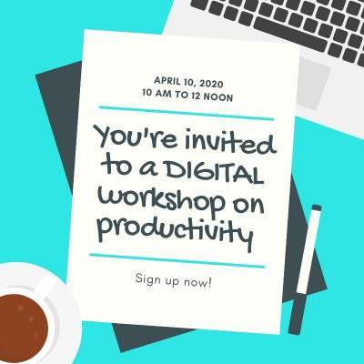 Invitation to a digital event