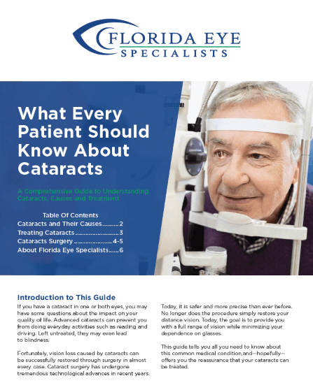 Front page of ebook: guide to cataract surgey